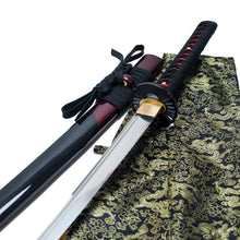 Load image into Gallery viewer, TsiaoChih Hand Made Japanese Sword UNOKUBI-ZUKURI Blade real sharp Katana Ship From German