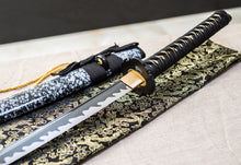 Načíst obrázek do prohlížeče Galerie, 40 inches Hand Forged Japanese Samurai Sword Full Tang 1060 Carbon Steel iron tsuba sharpened Real Katana Sword,40 Zoll handgeschmiedetes japanisches Samurai Schwert Full Tang 1060 Kohlenstoffstahl Eisen Tsuba echtes Katana Schwert