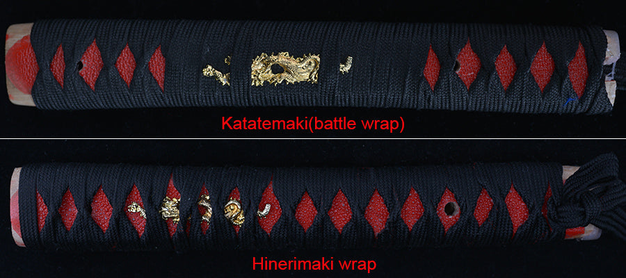 What Are the Two Common Katana Handle Wrap Styles? Hineri-Maki vs Katate-Maki