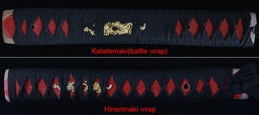 What Are the Two Common Katana Handle Wrap Styles? Hineri-Maki vs Katate-Maki