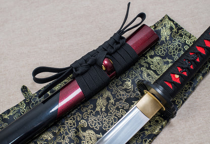 TsiaoChih Unokubi-Zukuri Katana | Hand-Forged Japanese Sword, Collector-Grade (EU Stock) - Kissaki (Blade Tip)