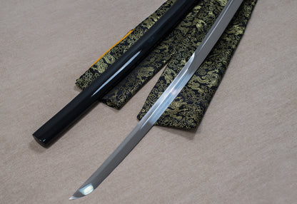TsiaoChih Unokubi-Zukuri Katana | Hand-Forged Japanese Sword, Collector-Grade (EU Stock) - Jihada (Blade Surface)